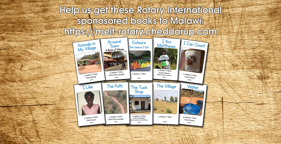 10 new Rotary International sponsored MELT books being published - raising funds for shipping